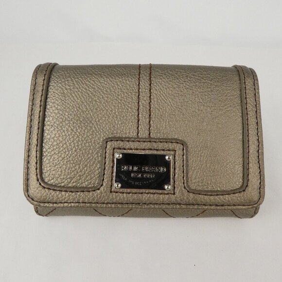 RELIC Wallet Womens Metallic Gold Clutch With Snap Closure Faux Leather - Picture 2 of 16